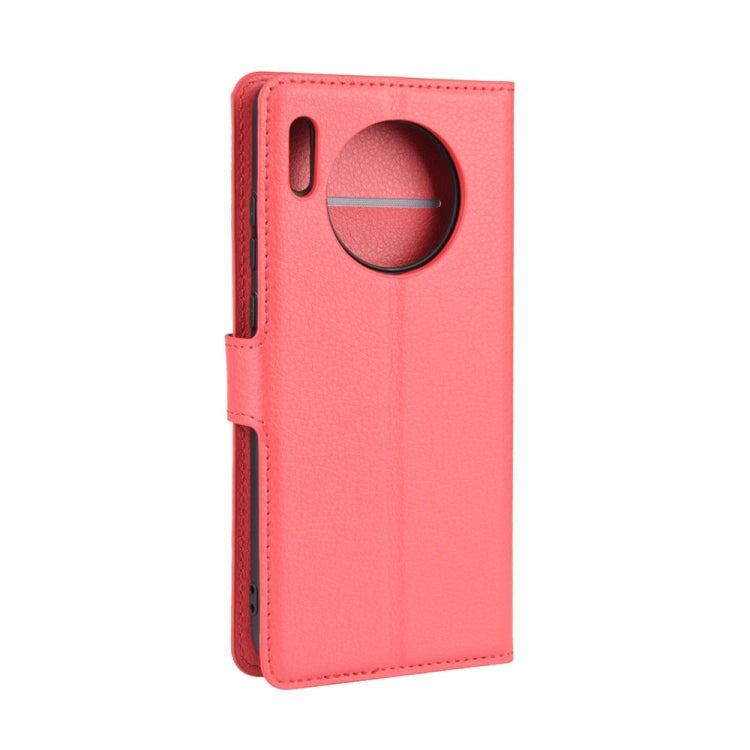 For Huawei Mate 30  Litchi Texture Horizontal Flip Leather Case with Wallet & Holder & Card Slots