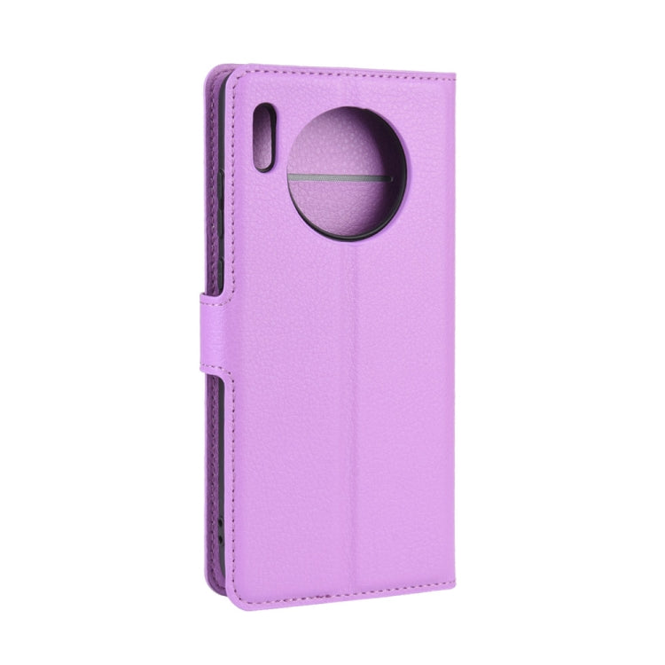 For Huawei Mate 30  Litchi Texture Horizontal Flip Leather Case with Wallet & Holder & Card Slots