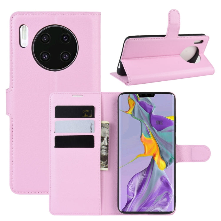 For Huawei Mate 30  Litchi Texture Horizontal Flip Leather Case with Wallet & Holder & Card Slots