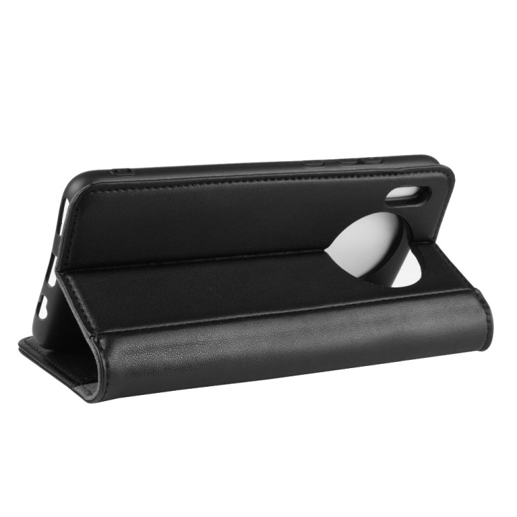 For Huawei Mate 30 Horizontal Flip Genuine Leather Case with Card Slots & Holder & Wallet