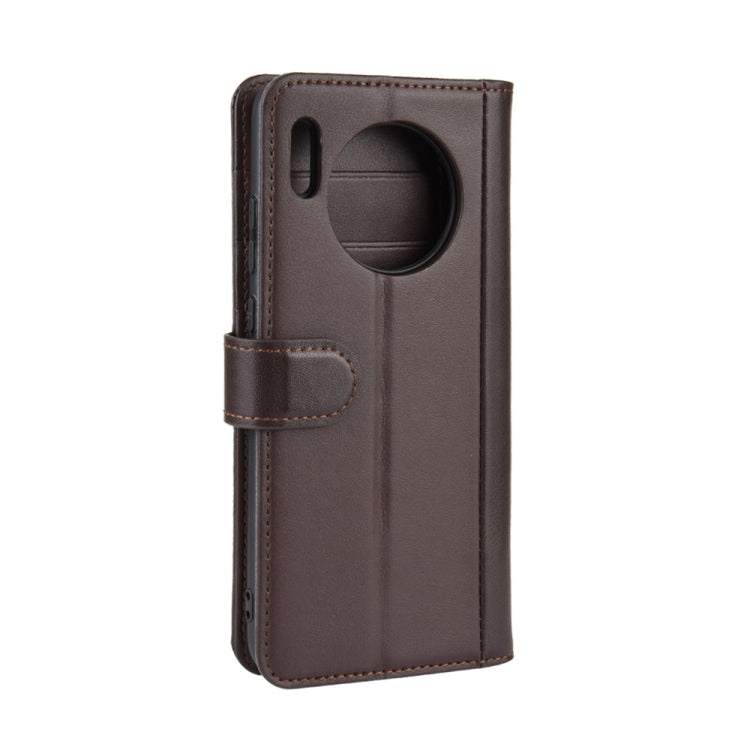 For Huawei Mate 30 Horizontal Flip Genuine Leather Case with Card Slots & Holder & Wallet