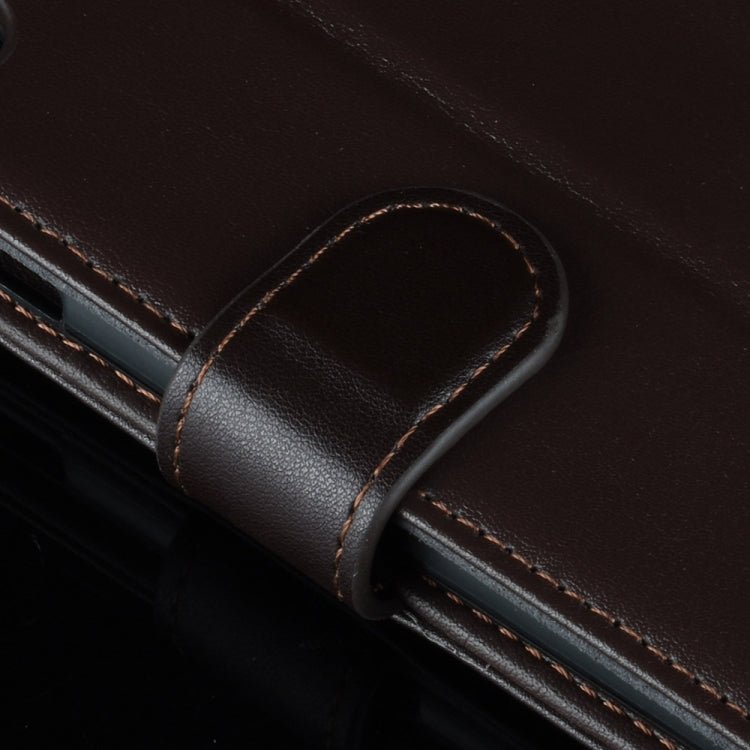 For Huawei Mate 30 Horizontal Flip Genuine Leather Case with Card Slots & Holder & Wallet