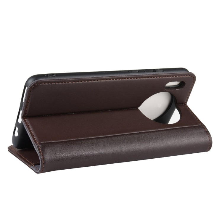 For Huawei Mate 30 Horizontal Flip Genuine Leather Case with Card Slots & Holder & Wallet