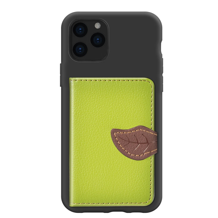 For iPhone 11 Pro Litchi Pattern Card Bag Wallet Bracket + TPU Phone Casewith Card Slot Wallet Bracket Function