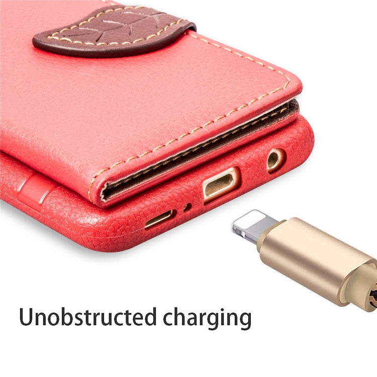 For iPhone 11 Pro Litchi Pattern Card Bag Wallet Bracket + TPU Phone Casewith Card Slot Wallet Bracket Function