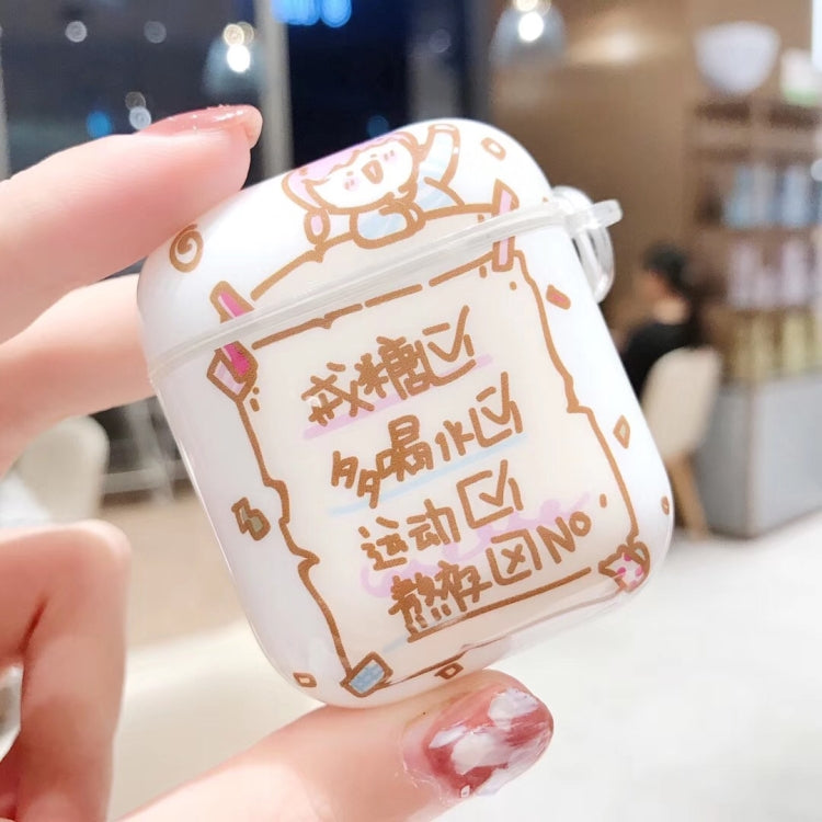 For Apple AirPods 1/2 Generation Universal Wireless Girls Declaration Lmd Soft Case Bluetooth Headphone Protective Case
