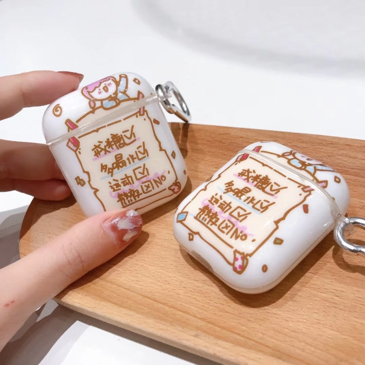 For Apple AirPods 1/2 Generation Universal Wireless Girls Declaration Lmd Soft Case Bluetooth Headphone Protective Case