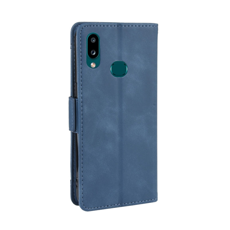 For Galaxy A10s Wallet Style Skin Feel Calf Pattern Leather Case with Separate Card Slot