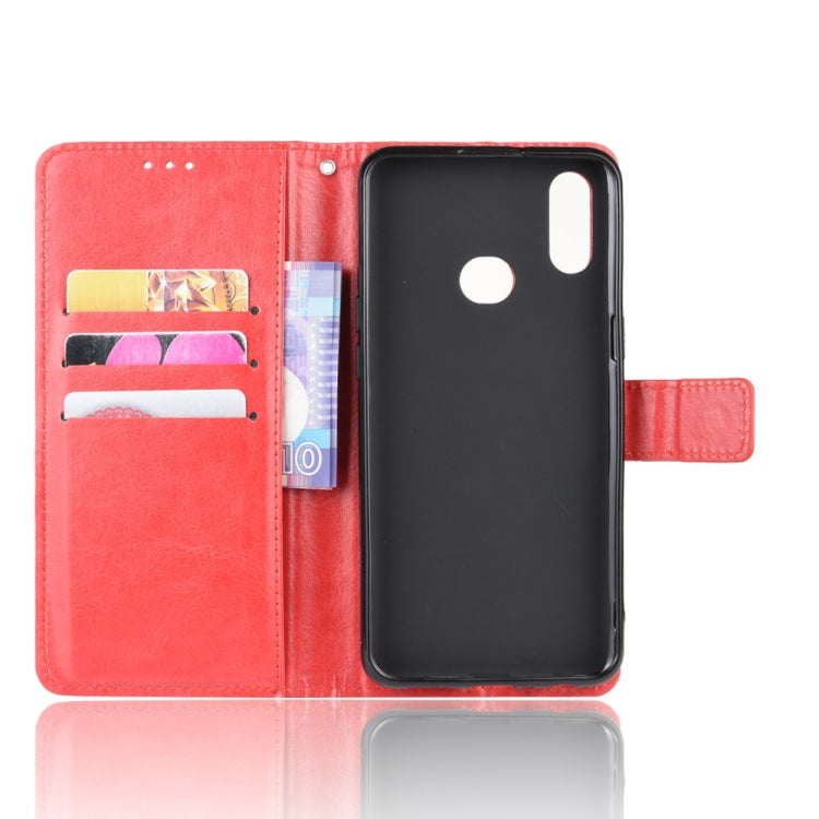 For Galaxy A10s Retro Crazy Horse Texture Horizontal Flip Leather Case with Holder & Card Slots & Photo Frame