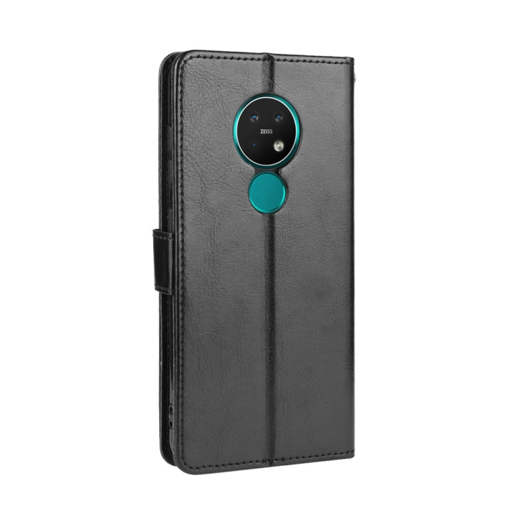 For Nokia 7.2 / Nokia 6.2 Retro Crazy Horse Texture Horizontal Flip Leather Case , with Holder & Card Slots & Photo Frame