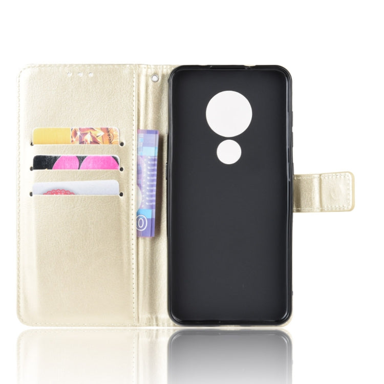 For Nokia 7.2 / Nokia 6.2 Retro Crazy Horse Texture Horizontal Flip Leather Case , with Holder & Card Slots & Photo Frame