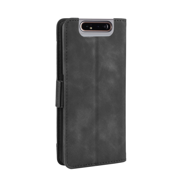 For Galaxy A80 / A90 Wallet Style Skin Feel Calf Pattern Leather Case ,with Separate Card Slot