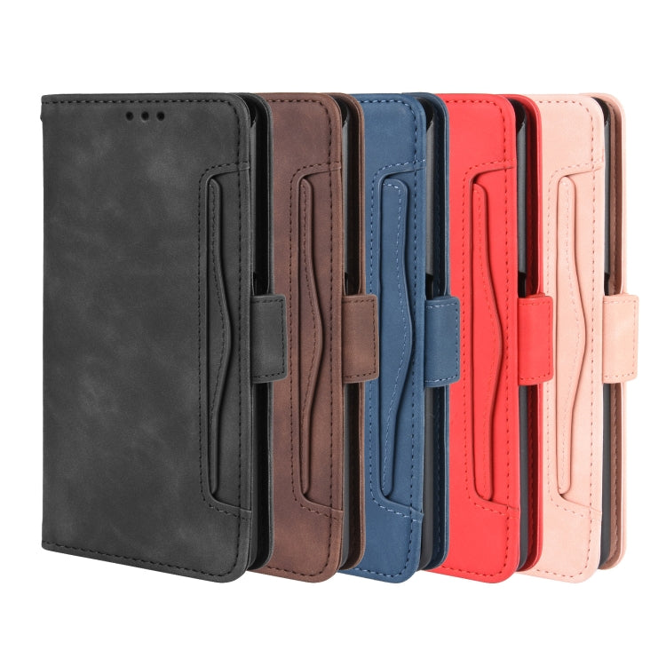 For Galaxy A80 / A90 Wallet Style Skin Feel Calf Pattern Leather Case ,with Separate Card Slot