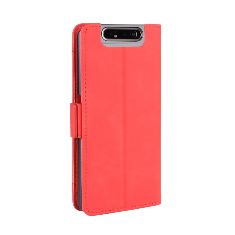 For Galaxy A80 / A90 Wallet Style Skin Feel Calf Pattern Leather Case ,with Separate Card Slot