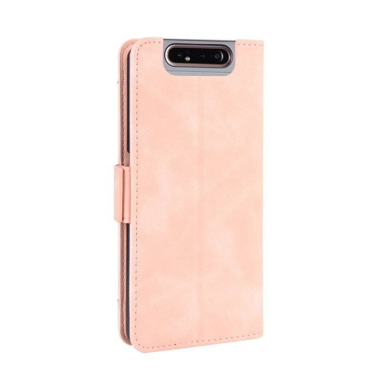 For Galaxy A80 / A90 Wallet Style Skin Feel Calf Pattern Leather Case ,with Separate Card Slot