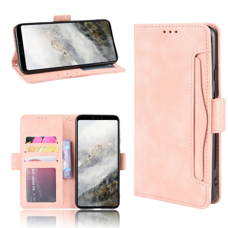 For Google Pixel 4 XL Wallet Style Skin Feel Calf Pattern Leather Case with Separate Card Slot