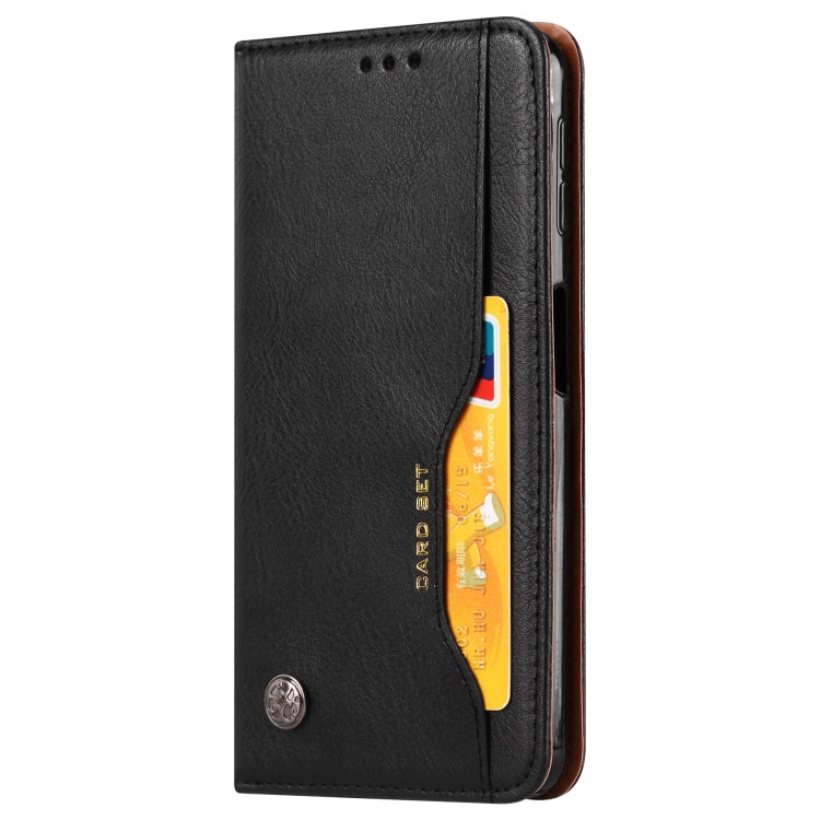 For Galaxy A30s / A50s Knead Skin Texture Horizontal Flip Leather Case with Photo Frame & Holder & Card Slots & Wallet