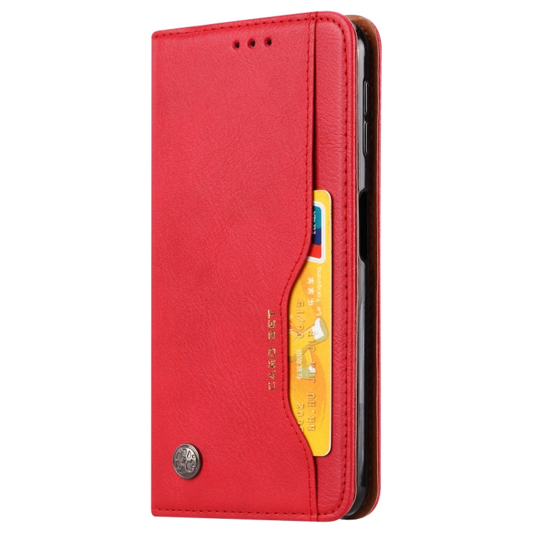 For Galaxy A30s / A50s Knead Skin Texture Horizontal Flip Leather Case with Photo Frame & Holder & Card Slots & Wallet