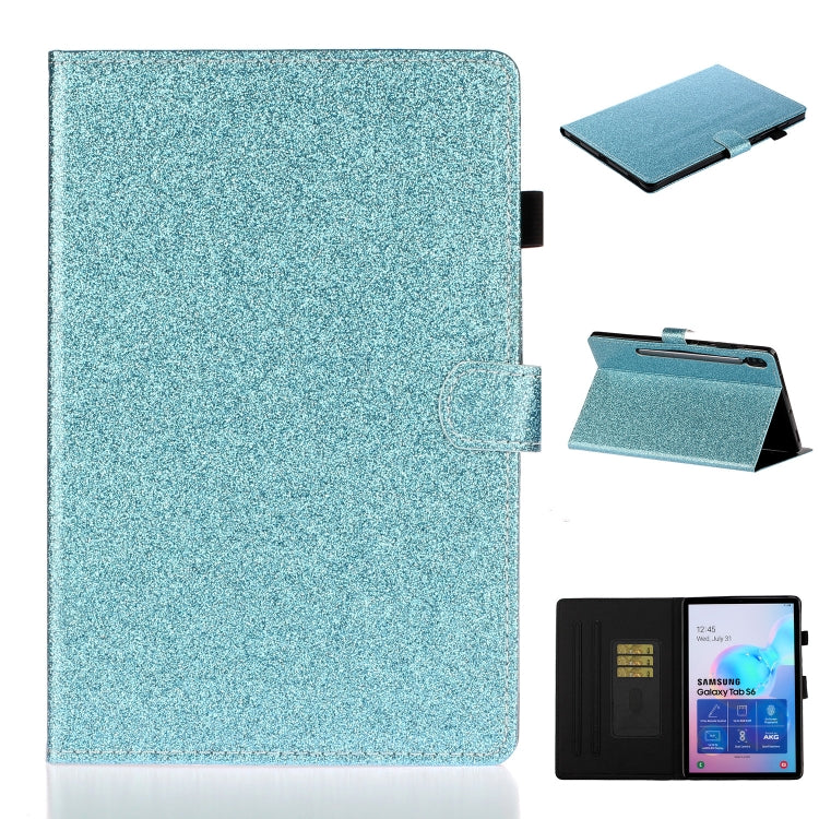 For Galaxy Tab S6 10.5 T860/T865 With Flash Pink Waterproof Protection Case, Card Slot and Bracket