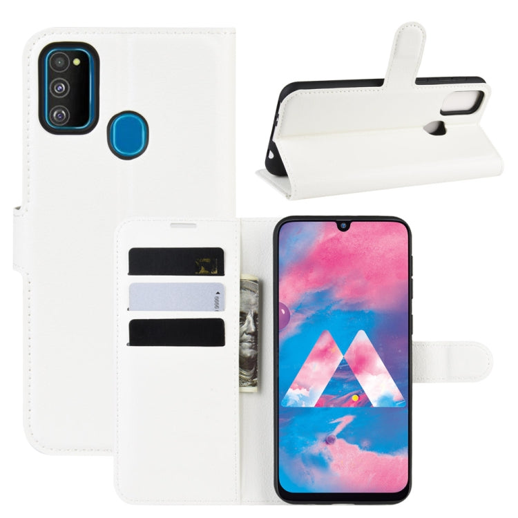 For Galaxy M30s Wallet Stand Leather Cell Phone Case with Wallet & Holder & Card Slots