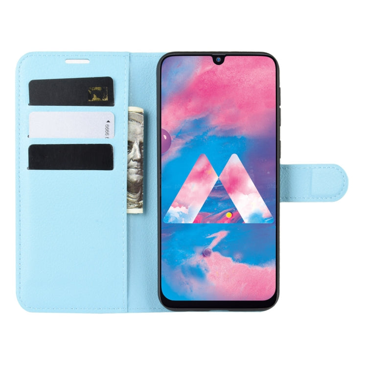 For Galaxy M30s Wallet Stand Leather Cell Phone Case with Wallet & Holder & Card Slots