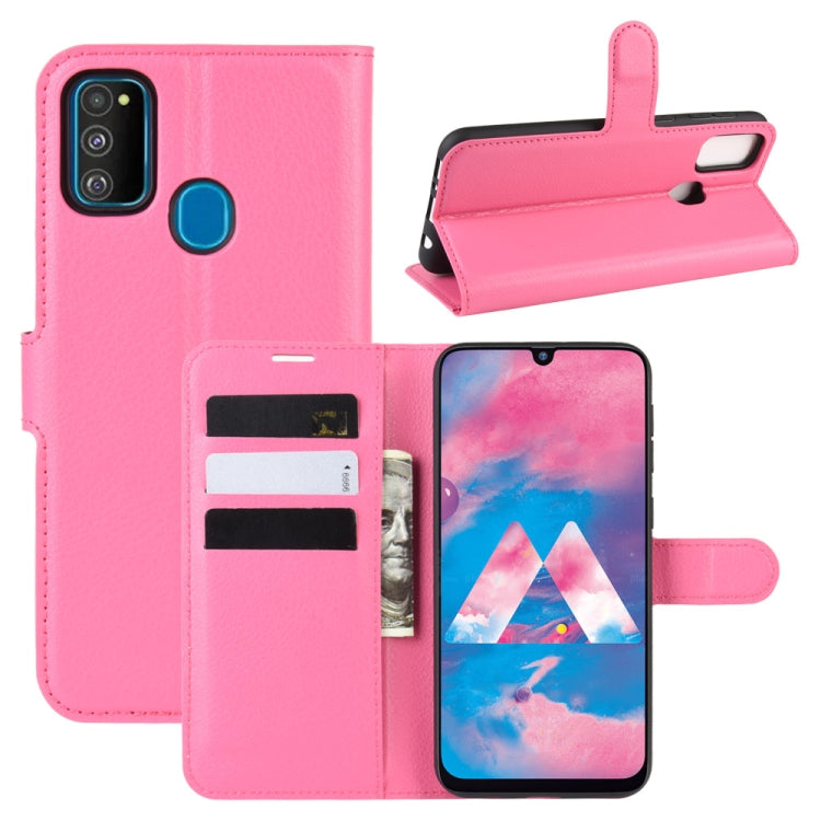 For Galaxy M30s Wallet Stand Leather Cell Phone Case with Wallet & Holder & Card Slots