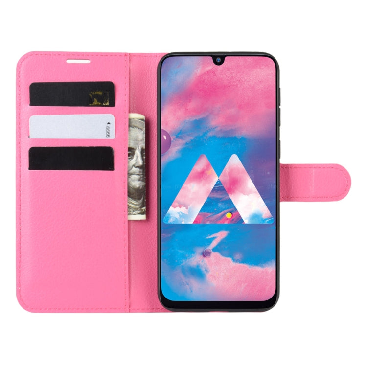 For Galaxy M30s Wallet Stand Leather Cell Phone Case with Wallet & Holder & Card Slots