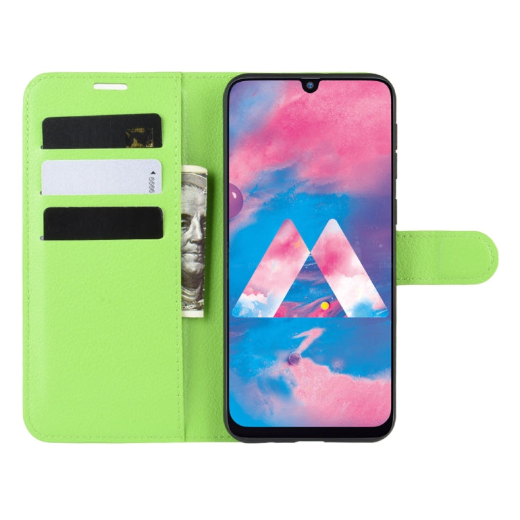 For Galaxy M30s Wallet Stand Leather Cell Phone Case with Wallet & Holder & Card Slots