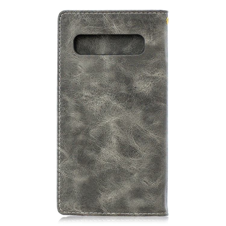 For Galaxy S10 5G Copper Buckle Nappa Texture Horizontal Flip Leather Case, with Holder & Card Slots & Wallet