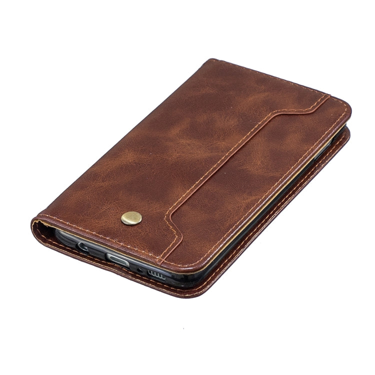 For Galaxy S10e Copper Buckle Nappa Texture Horizontal Flip Leather Case, with Holder & Card Slots & Wallet