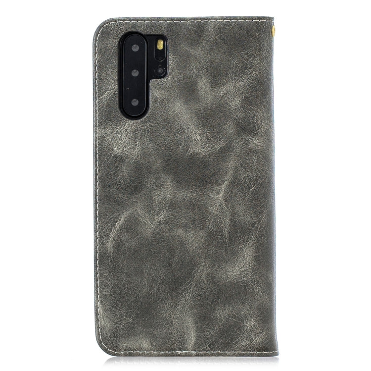 For Huawei  P30 Pro Copper Buckle Nappa Texture Horizontal Flip Leather Case , with Holder & Card Slots & Wallet