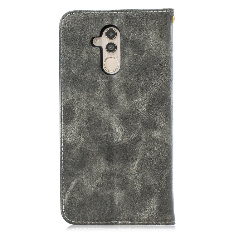For Huawei  Mate 20 Lite Copper Buckle Nappa Texture Horizontal Flip Leather Case , with Holder & Card Slots & Wallet
