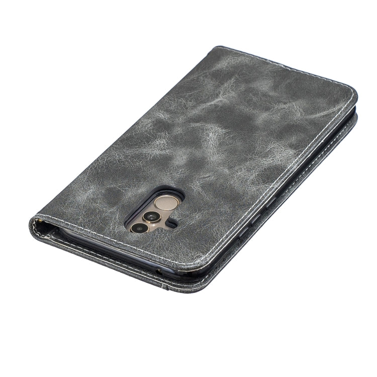 For Huawei  Mate 20 Lite Copper Buckle Nappa Texture Horizontal Flip Leather Case , with Holder & Card Slots & Wallet