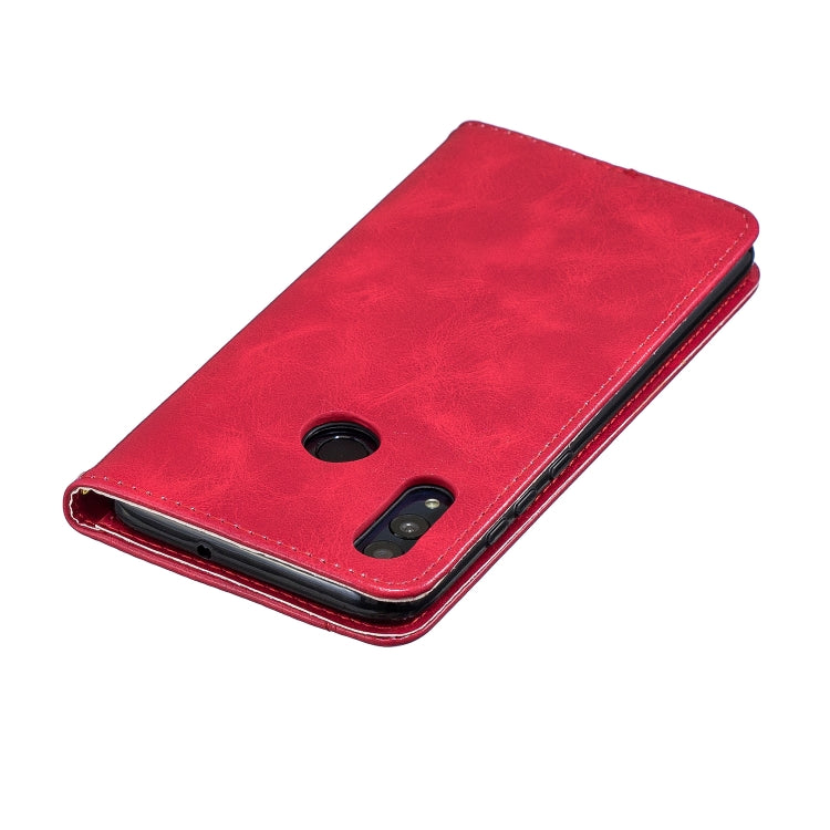 For Huawei Honor 10 Lite Copper Buckle Nappa Texture Horizontal Flip Leather Case , with Holder & Card Slots & Wallet