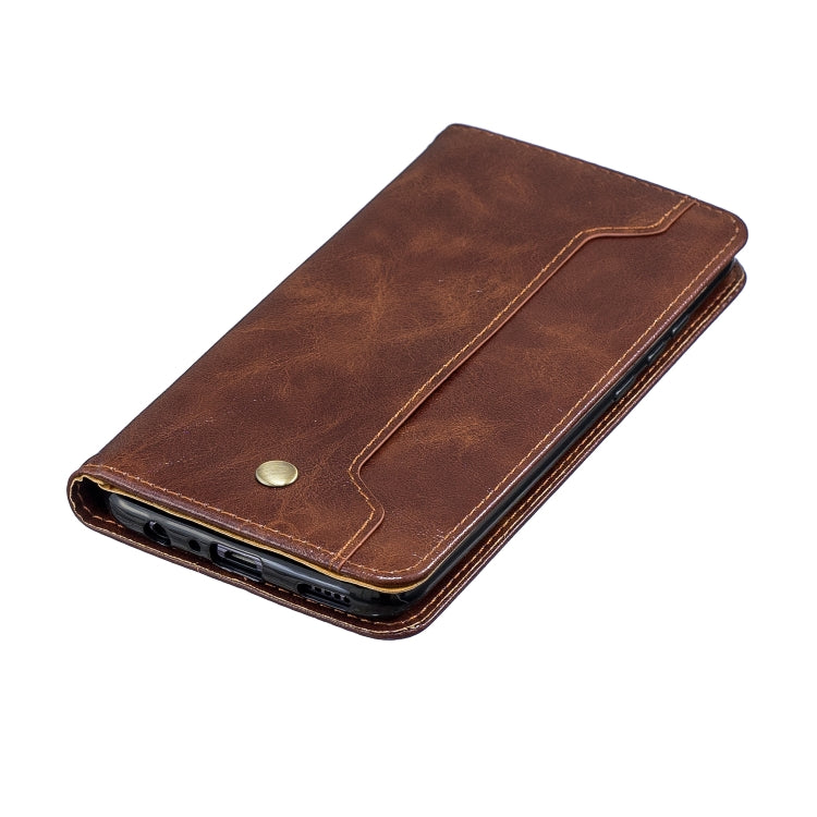 For Huawei Honor 10 Lite Copper Buckle Nappa Texture Horizontal Flip Leather Case , with Holder & Card Slots & Wallet