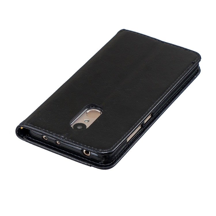 For Xiaomi Redmi 5 Plus Copper Buckle Nappa Texture Horizontal Flip Leather Case, with Holder & Card Slots & Wallet