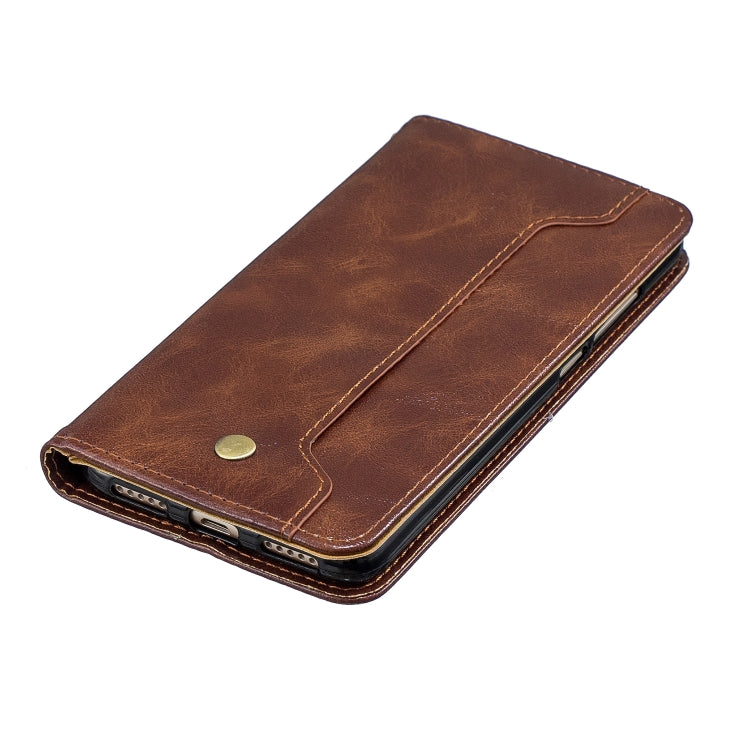For Xiaomi Redmi 5 Plus Copper Buckle Nappa Texture Horizontal Flip Leather Case, with Holder & Card Slots & Wallet