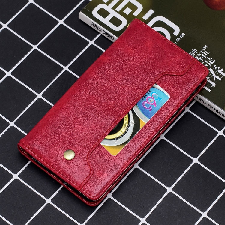 For Xiaomi Redmi 6 Pro Copper Buckle Nappa Texture Horizontal Flip Leather Case, with Holder & Card Slots & Wallet