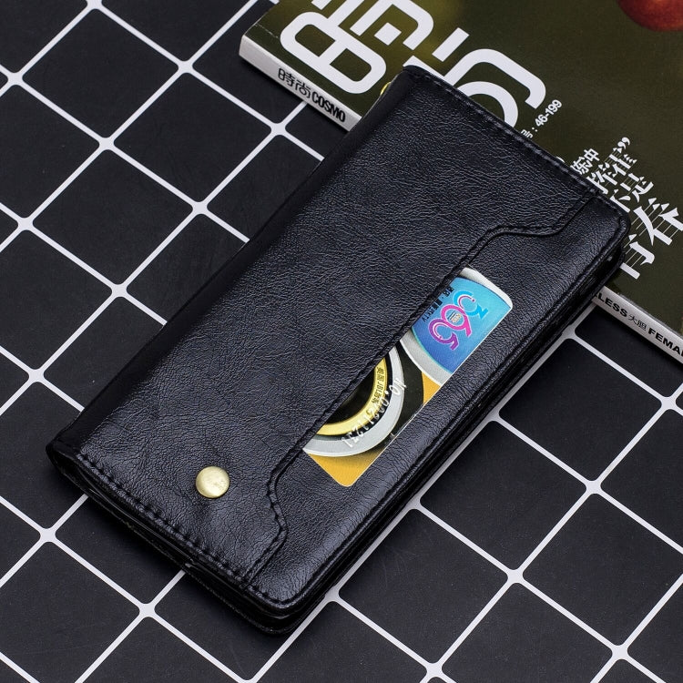 For Xiaomi Redmi 6 Pro Copper Buckle Nappa Texture Horizontal Flip Leather Case, with Holder & Card Slots & Wallet