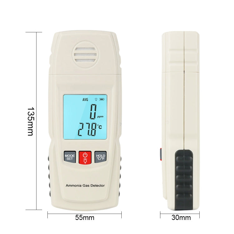 GM8806 Ammonia Gas Detector Portable Digital Display Concentration Ammonia Tester With Alarm