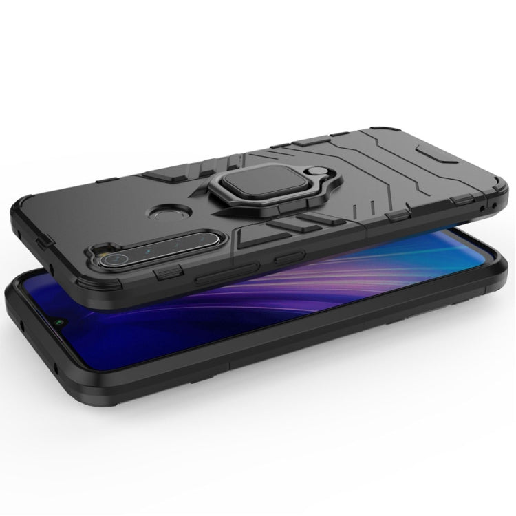 For Redmi Note8 Pro PC + TPU Shockproof Protective Case with Magnetic Ring Holder