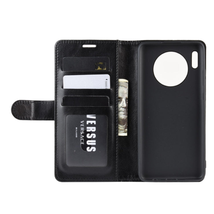 For Huawei Mate 30 R64 Texture Single Fold Horizontal Flip Leather Case with Holder & Card Slots & Wallet