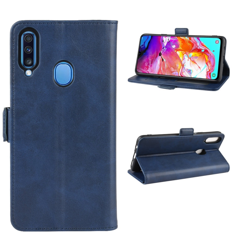 For Galaxy A20s Wallet Stand Leather Cell Phone Case with Wallet & Holder & Card Slots