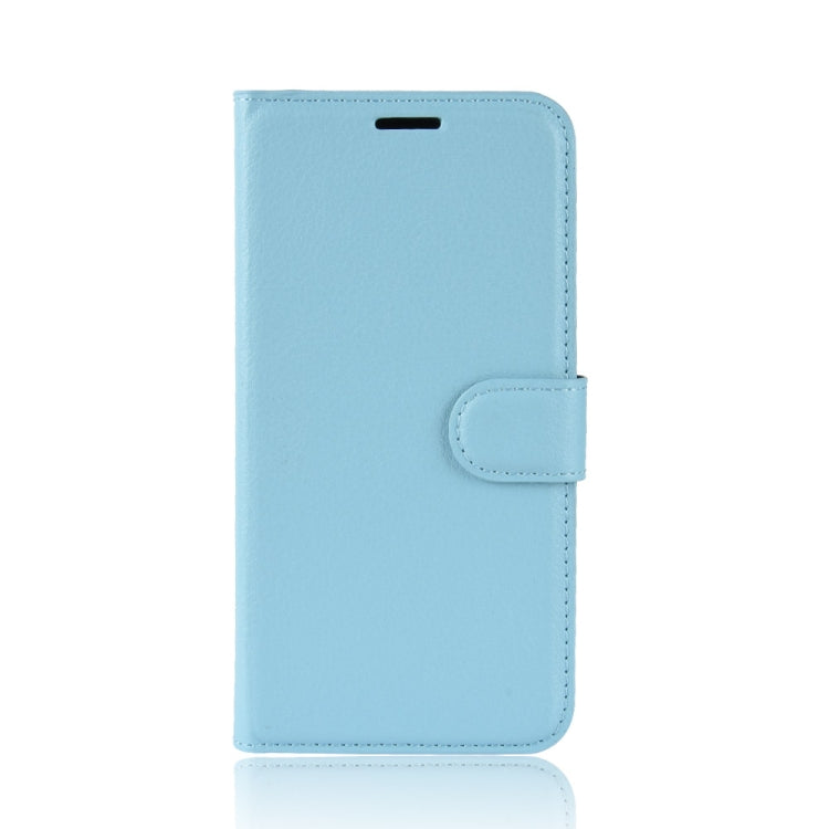 For Galaxy A20s Litchi Texture Horizontal Flip Leather Case with Wallet & Holder & Card Slots