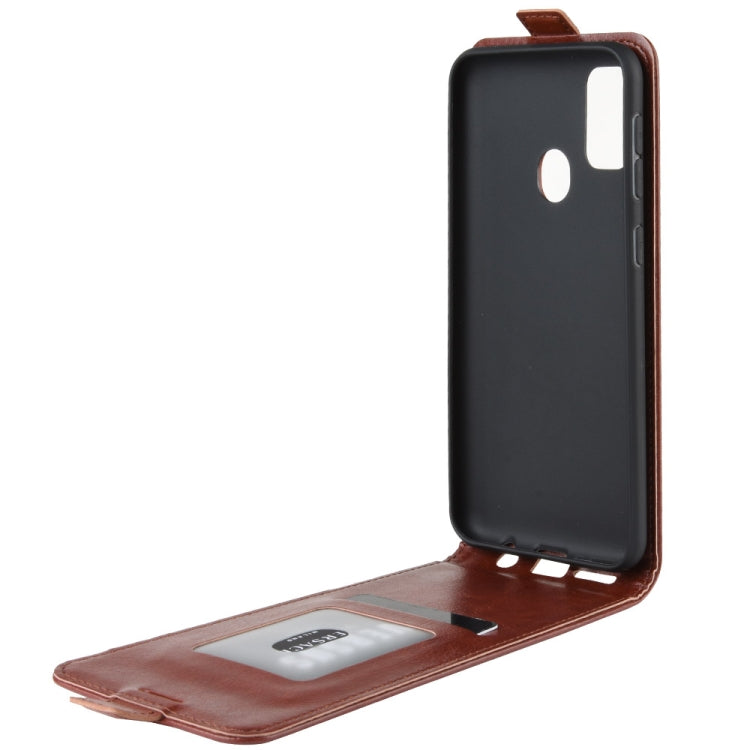 For Galaxy M30s Crazy Horse Vertical Flip Leather Protective Case