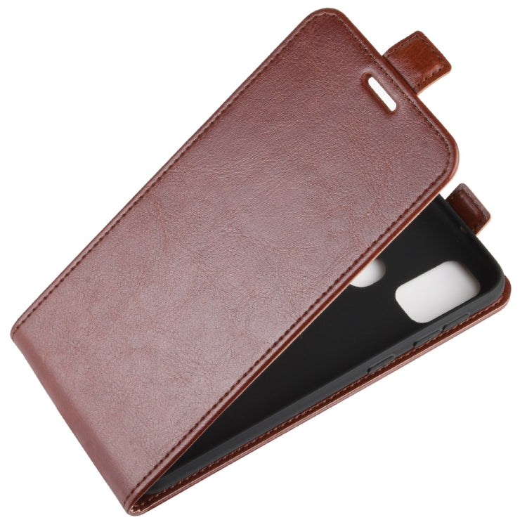 For Galaxy M30s Crazy Horse Vertical Flip Leather Protective Case