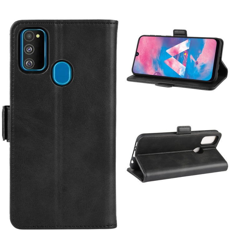 For Galaxy M30s Wallet Stand Leather Cell Phone Case with Wallet & Holder & Card Slots