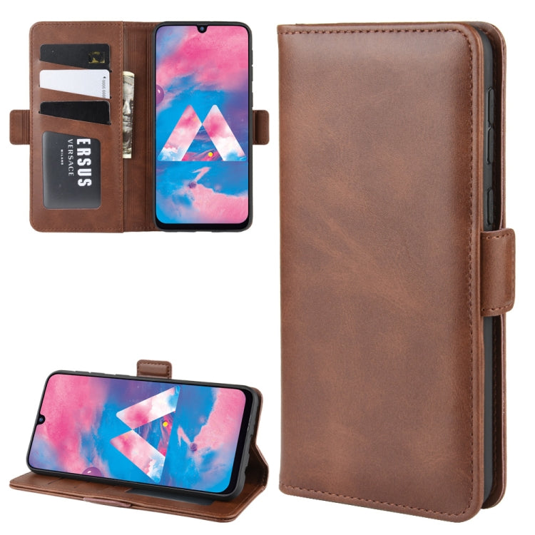 For Galaxy M30s Wallet Stand Leather Cell Phone Case with Wallet & Holder & Card Slots