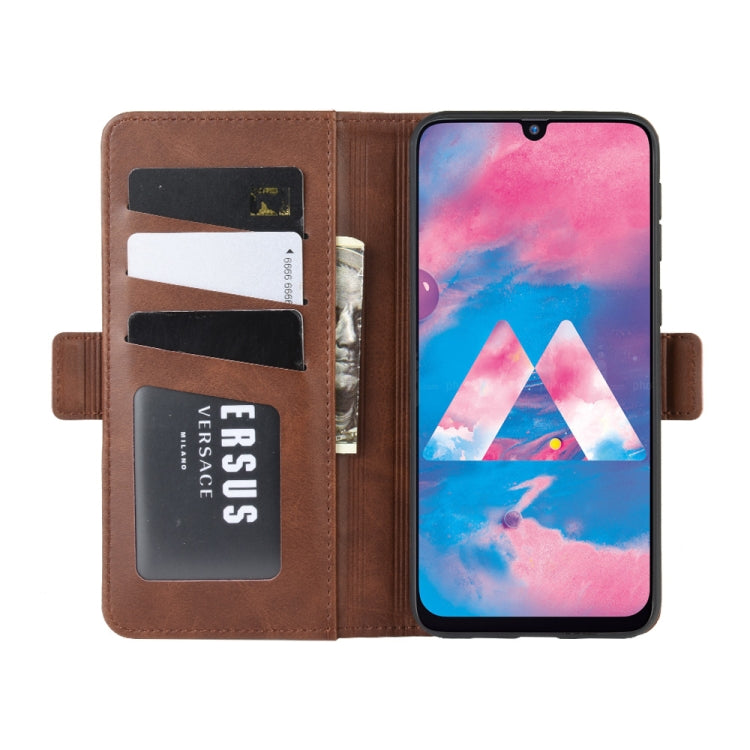 For Galaxy M30s Wallet Stand Leather Cell Phone Case with Wallet & Holder & Card Slots