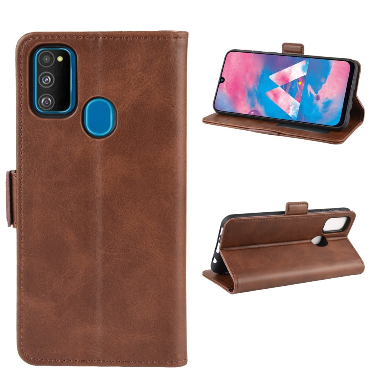 For Galaxy M30s Wallet Stand Leather Cell Phone Case with Wallet & Holder & Card Slots